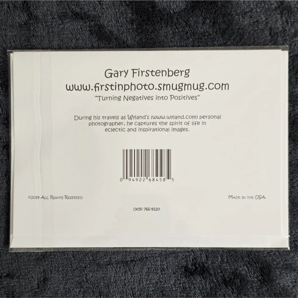 5 Gary Firstenberg greeting cards Turning Negatives Into Positives 2019 Signed